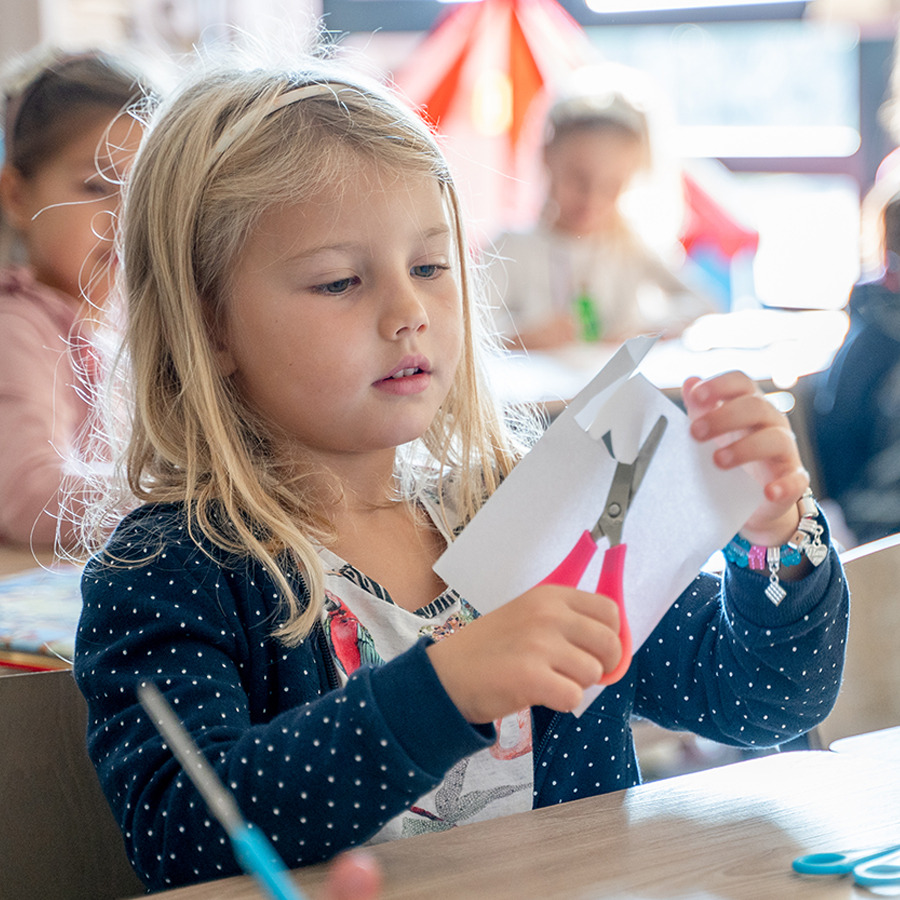Children learning at The Castle